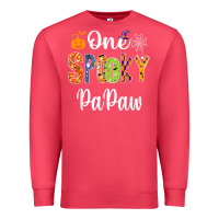 Cardinal grandpa family halloween matching shirts, one spooky papaw t shirt Premium Sweatshirt - maiPhamDesign