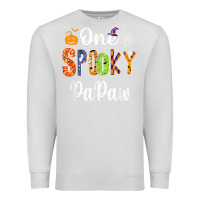 Dove Grey grandpa family halloween matching shirts, one spooky papaw t shirt Premium Sweatshirt - maiPhamDesign