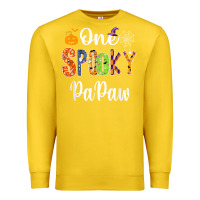 Lemon grandpa family halloween matching shirts, one spooky papaw t shirt Premium Sweatshirt - maiPhamDesign