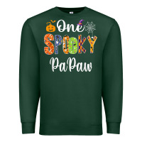 Grandpa Family Halloween Matching Shirts, One Spooky Papaw T Shirt Premium Sweatshirt | Teevron