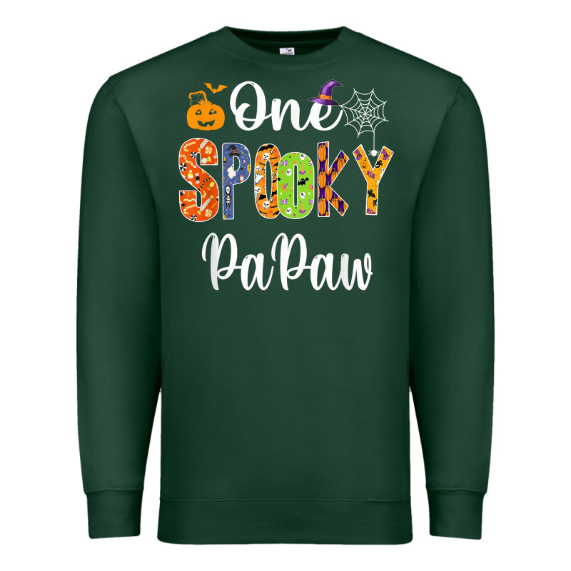 Grandpa Family Halloween Matching Shirts, One Spooky Papaw T Shirt Premium Sweatshirt by maiPhamDesign | Teevron
