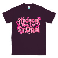 Plum stronger than the storm breast cancer Classic Tee - RanaPortraitStore