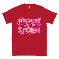 Red stronger than the storm breast cancer Classic Tee - RanaPortraitStore