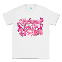 White stronger than the storm breast cancer Classic Tee - RanaPortraitStore