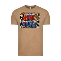 Vintage Coffee land of the free  th of july brushstroke Vintage Tee - Jasminsmagicworld