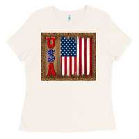 Bone america usa flag tumbler Ladies Tee - TumblerDesignByShophia