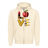 Sandshell love teacher Zipper Hoodie - BarkalooDesign