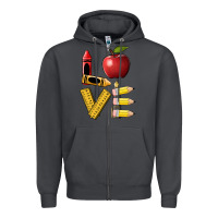 Smoke love teacher Zipper Hoodie - BarkalooDesign