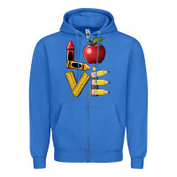 True Royal love teacher Zipper Hoodie - BarkalooDesign