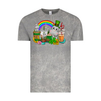 Cloud Rock St. Patrick's Hippopotamus coffee cups Vintage Tee - CowGirlArtShop