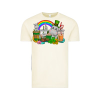 Vintage Arctic St. Patrick's Hippopotamus coffee cups Vintage Tee - CowGirlArtShop