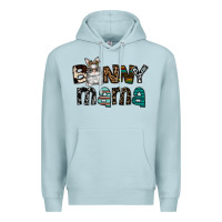 Blue Mist Bunny mama Premium Hoodie - CowhideDigitalArt
