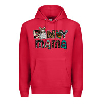 Cardinal Bunny mama Premium Hoodie - CowhideDigitalArt