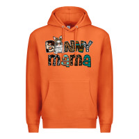 Carrot Bunny mama Premium Hoodie - CowhideDigitalArt