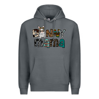 Rock Bunny mama Premium Hoodie - CowhideDigitalArt