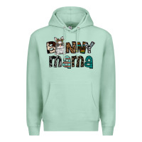 Seafoam Bunny mama Premium Hoodie - CowhideDigitalArt