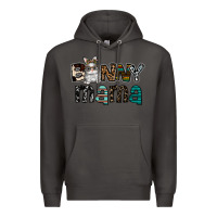 Smoke Bunny mama Premium Hoodie - CowhideDigitalArt