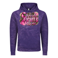 Cloud Purple Nobody fights alone Cancer Vintage Hoodie - FaDigitalArtStudio