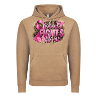 Vintage Coffee Nobody fights alone Cancer Vintage Hoodie - FaDigitalArtStudio