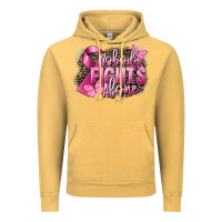 Vintage Mustard Nobody fights alone Cancer Vintage Hoodie - FaDigitalArtStudio