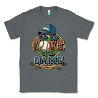 Charcoal Heather for the love of the game baseball Classic Tee - HowdyJamesFarm