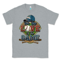Heather Grey for the love of the game baseball Classic Tee - HowdyJamesFarm