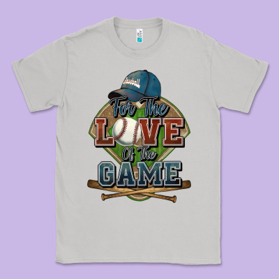 For The Love Of The Game Baseball Classic Tee Designed By Howdyjamesfarm