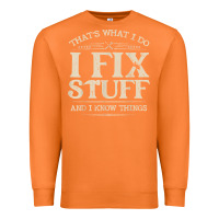 Carrot that's what i do i fix stuff and i know things funny saying t shirt Premium Sweatshirt - maiPhamDesign