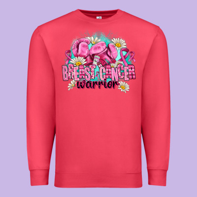 Breast Cancer Warrior Premium Sweatshirt Designed By Adodesignshop