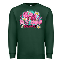 Sports Green breast cancer warrior Premium Sweatshirt - AdoDesignShop