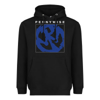 Black horror pennywise movie Heavyweight Hoodie - maiPhamDesign