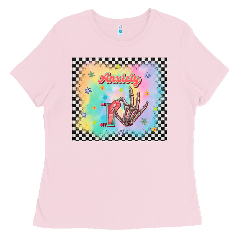 Anxiety On Tumbler Ladies Tee by TumblerDesignByShophia | Teevron