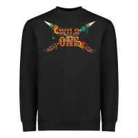 Black wild one with gemstone and sunflower Heavyweight Sweatshirt - Artiststas