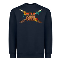Navy wild one with gemstone and sunflower Heavyweight Sweatshirt - Artiststas