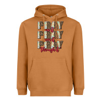 Meerkat pray on it pray over it pray through it Heavyweight Hoodie - AdoDesignShop