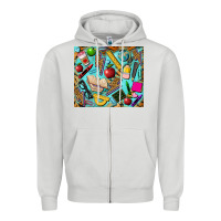 Dove Grey teacher tumbler Zipper Hoodie - BarkalooDesign