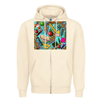 Sandshell teacher tumbler Zipper Hoodie - BarkalooDesign