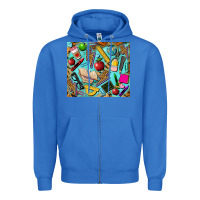 True Royal teacher tumbler Zipper Hoodie - BarkalooDesign