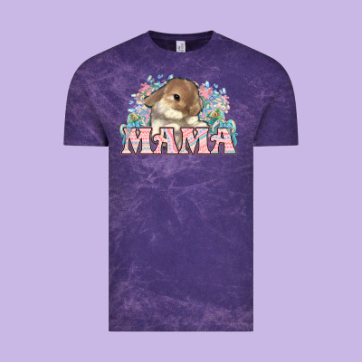 Easter Bunny Mama  Mother's Day Vintage Tee Designed By Howdyjamesfarm