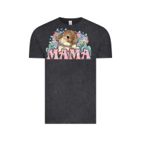 Vintage Black Easter Bunny Mama  mother's day Vintage Tee - HowdyJamesFarm