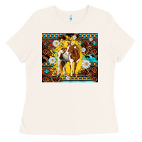 Bone aztec tribal horse Ladies Tee - TumblerDesignByShophia