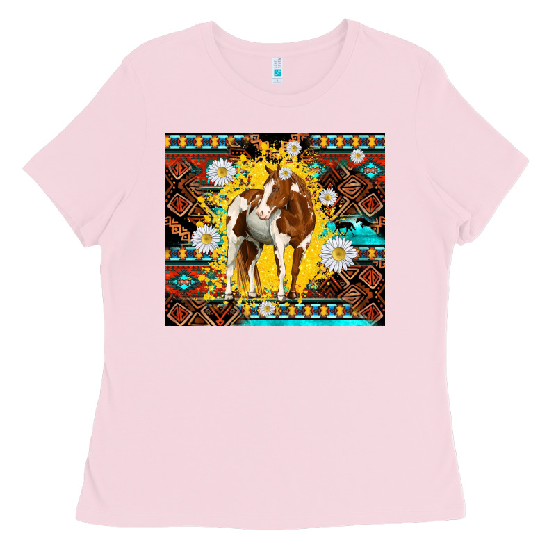 Aztec Tribal Horse Ladies Tee by TumblerDesignByShophia | Teevron