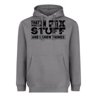 Storm that's what i do i fix stuff and i know things funny Heavyweight Hoodie - maiPhamDesign