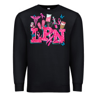 Black lpn cancer  nurse with Premium Sweatshirt - AdoDesignShop