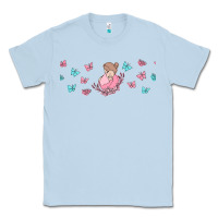 Dusty Blue butterflies and mom Classic Tee - TumblerDesignByShophia