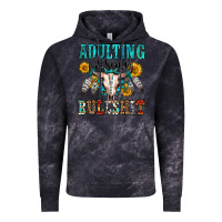 Cloud Black adulting is some bullshit Vintage Hoodie - OliviaCreatesArt