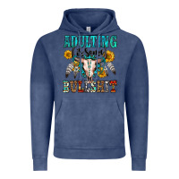 Vintage Denim adulting is some bullshit Vintage Hoodie - OliviaCreatesArt