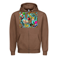 Chestnut teacher mousepad Zipper Hoodie - BarkalooDesign