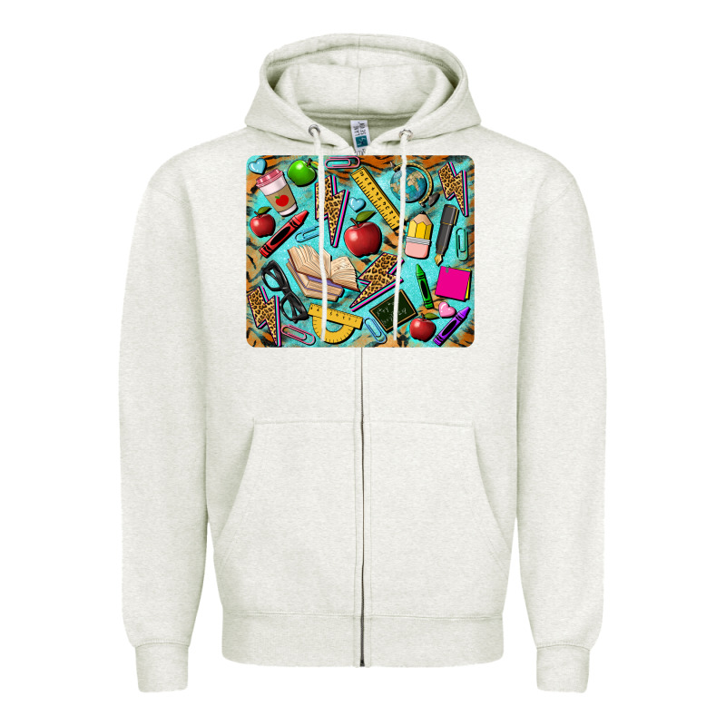Teacher Mousepad Zipper Hoodie by BarkalooDesign | Teevron