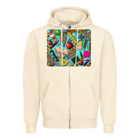 Sandshell teacher mousepad Zipper Hoodie - BarkalooDesign
